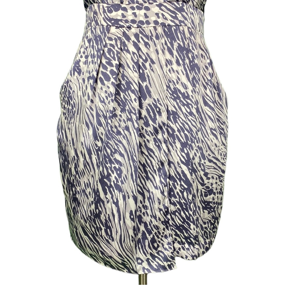 BCBGeneration Lilac Zebra Print Sleeveless Mini Dress - Picture 5 of 16